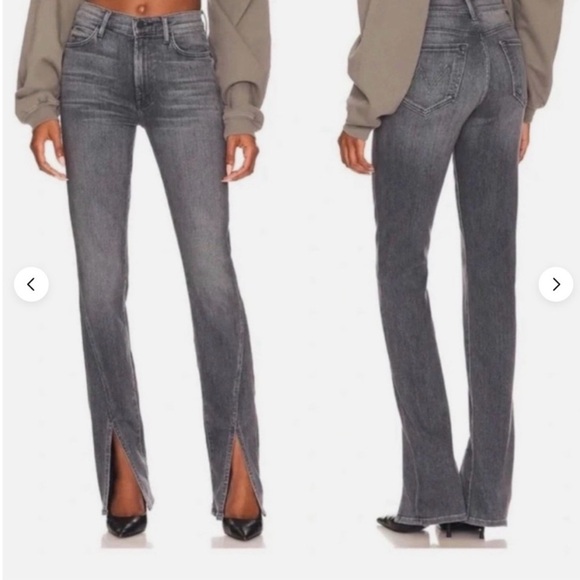 Mother denim. Size 28 stretchy. Color light grey